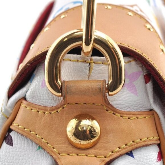 Auth Louis Vuitton Monogram Multicolor Marilyn Shoulder Bag M40127 White - Picture 9 of 16